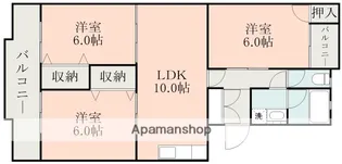 メッシーナ月出【3階】の間取り