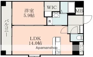 BOA SORTE【9階】の間取り