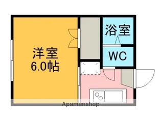 サンハイツ坪井【1階】の間取り