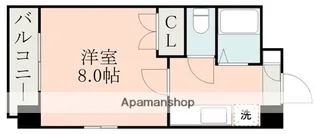 マーカス水前寺北【5階】の間取り