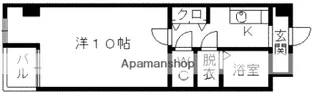 MH南熊本【4階】の間取り