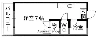 メモリアルハイツ【2階】の間取り