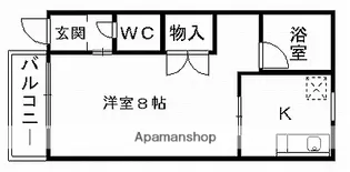 カレッジヒルズNC【1階】の間取り
