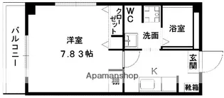 ハイムセラ米屋町【5階】の間取り
