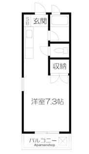 マーカス黒髪【4階】の間取り