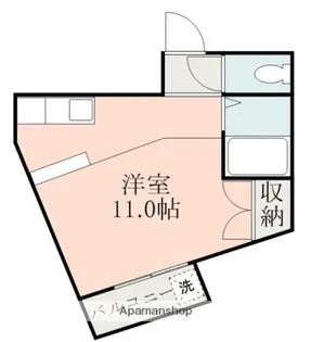 ロフティ天神【2階】の間取り