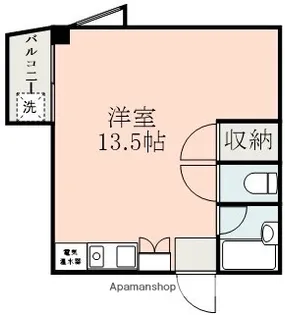 リバーサイドルミカ【5階】の間取り