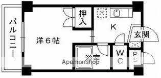 カミニート【4階】の間取り