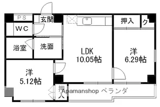 DMT CHOCOLA【3階】の間取り