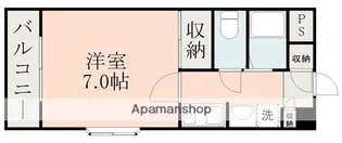 千徳マンション・ヴィラ浄行寺【6階】の間取り