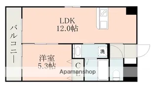クイール世安【8階】の間取り