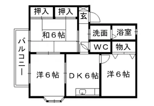 エスポアール・アイ A棟【2階】の間取り