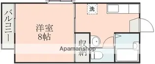 コーポ川原【2階】の間取り