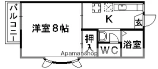 コーポ川原【2階】の間取り