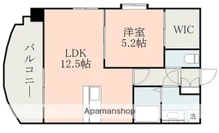 グランフィーネ祗園橋【6階】の間取り