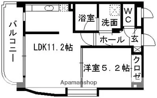 グランフィーネ健軍東【3階】の間取り