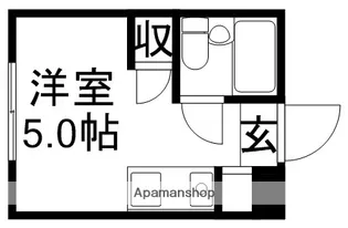 メゾンユニテ【4階】の間取り