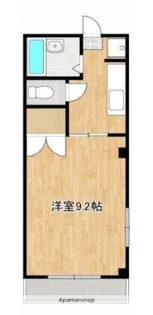 熊本県熊本市中央区新屋敷3丁目【マンション】の間取り