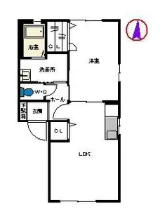フレグランスK【1階】の間取り