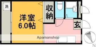 Sマンション【2階】の間取り