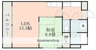 イルミナーレ島崎【7階】の間取り