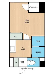 SERES桜町【2階】の間取り