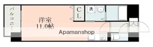 シュシュ天神【4階】の間取り