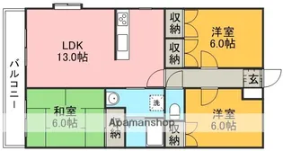 カーサ・フェリース【2階】の間取り