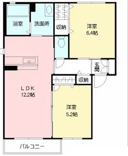シャーメゾン ラ・シャンテ【1階】の間取り