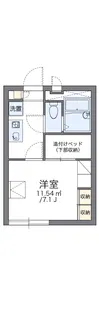 レオパレス太田2004【107号室】の間取り