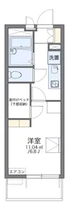 レオパレスリフレ琴平【203号室】の間取り