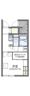 レオパレスシェール パラン【101号室】の間取り