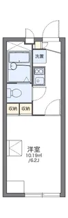 レオパレスピュアガーデンⅡ【203号室】の間取り
