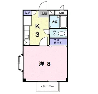 FAVORITE LIFE【2階】の間取り