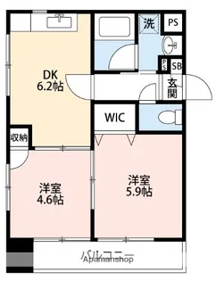 ル・シャトン【3階】の間取り