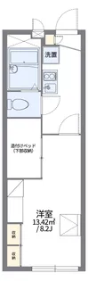 レオパレスキタジマ【201号室】の間取り