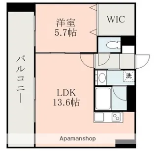 S−FORT熊本呉服町【7階】の間取り
