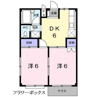 プラムハウス【1階】の間取り