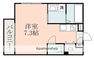 ESCAZA新屋敷【3階】の間取り