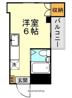 コーポフラワー【3階】の間取り