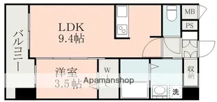 BUENA CASA熊本駅前EAST【7階】の間取り