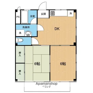 アメニティ出水Ⅱ【1階】の間取り