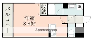 SAINT−HURST【3階】の間取り