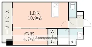 フォーエス熊本駅前Ⅱ【3階】の間取り