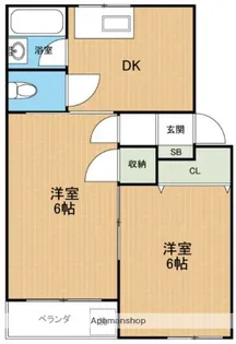 第3奥羽ビル【2階】の間取り