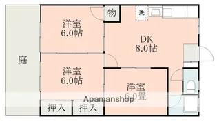 ベルハウス【101号室】の間取り