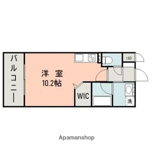 サムティ慶徳レジデンスⅡ【10階】の間取り