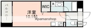 ロザリアン紺屋町【11階】の間取り