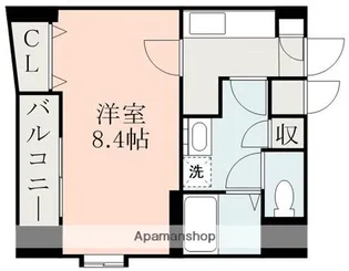 FINEPLACE新町【5階】の間取り