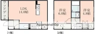 SKⅠ花園【1階】の間取り